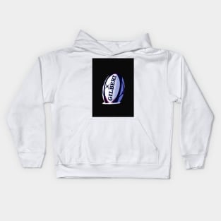 Rugby Ball Sport Pop Art Kids Hoodie